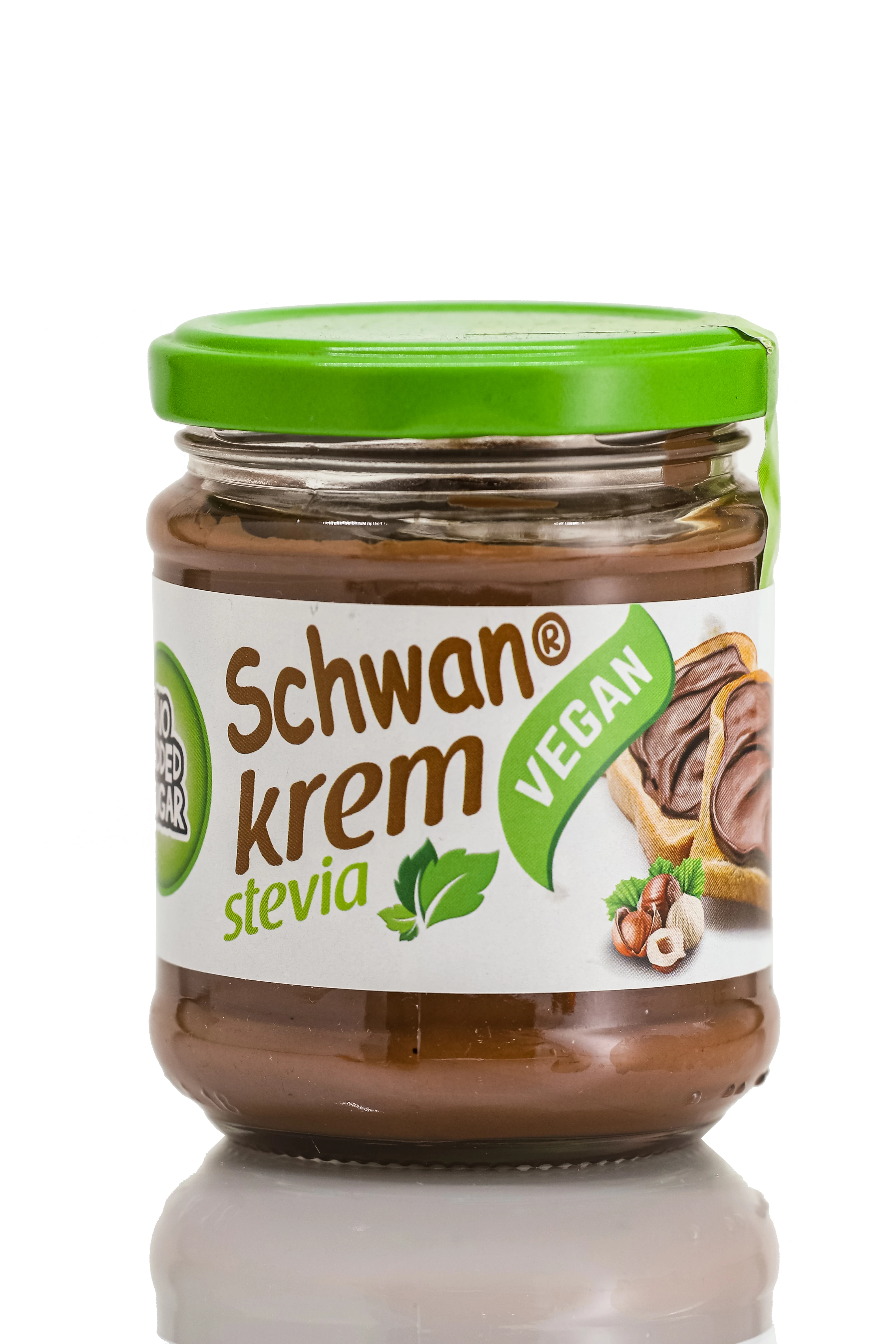 Lešnik krem sa kakaom stevijom Vegan 200 g Schwan